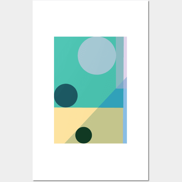 Circle and Square Minimalism Wall Art by Dturner29